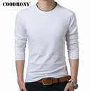 COODRONY T Shirt Men 2019 Autumn Casual All-match Long Sleeve O-Neck T-Shirt Men Brand Clothing Soft Cotton Tee Shirts Tops 8617
