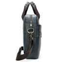 Genuine Leather Business Messenger Women Men Bag Tote Briefcase For Documents A4 Shoulder Handbag Male Female Laptop Brief Case