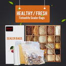 TINTON LIFE Food vacuum sealer Storage saver bags Vacuum Plastic rolls 5 size Bags For Kitchen Vacuum Sealer to keep food fresh