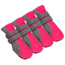 4 pcs Small Dog Shoes Puppy Boots Reflective Anti Slip Cats Pet Shoes Socks Sneaker Paw Protector For Chihuahua Yorkshire