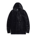 Stranger Things Mens Velvet Hooded Hoodies Kanye West Streetwear Velour Hoodies Men Pullovers Hip Hop Sweatshirts Black/Red/Gray