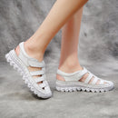 GKTINOO Women Sandals 2022 Summer Shoes Genuine Leather Covered Toe Soft Casual Walking Zapatos Mujer Plataforma Big Size 35-43