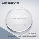 MERRYS DESIGN 男士钛合金眼镜框商务风格男款方形超轻眼部近视处方眼镜 S2057