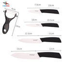 FINDKING Zirconia Ceramic Knife set 3" 4" 5" 6" inch+ Peeler+Covers Paring Fruit Utility Kithchen Knife 5pcs 2018 best knives