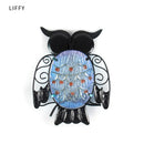 Metal Owl Home Decor for Garden Decoration Outdoor Statues Accessories Sculptures and Miniatures Animales Jardin
