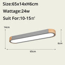 New Remote Control Minimalist Ceiling Lights Wooden Decorative Ceiling Lamps Panels For Living Room Bedroom Corridor Luminaire