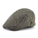 British retro caps Men Berets Cotton Hats Adjustable Casual Visors Peaked cap Gorras Planas bone Flat Caps Men&