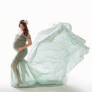 Long Maternity Photography Props Pregnancy Dress For Photo Shooting Off Shoulder Pregnant Dresses For Women Maxi Maternity Gown