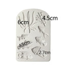 3D Sea Coral Fish Seaweed Silicone Mold Cake Border Fondant Cake Decorating Tools DIY Cupcake Candy Chocolate Gumpaste Moulds