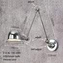 Classic Nordic loft industrial style adjustable jielde Wall Lamp Vintage sconce wall lights LED for living room bedroom bathroom