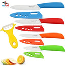 FINDKING Zirconia Ceramic Knife set 3" 4" 5" 6" inch+ Peeler+Covers Paring Fruit Utility Kithchen Knife 5pcs 2018 best knives