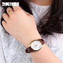 2020 SKMEI brand watches men quartz business fashion casual watch full steel date women lover couple 30m waterproof wristwatches