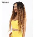 Noble Synthetic Lace Wig Long Wavy Hair 30 Inch Ombre Blonde Wigs For Black Women Blonde Wig Hair Synthetic Lace Wig