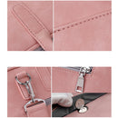 Fashion Pu Waterproof Scratch-resistant Laptop Briefcase 13 14 15 inch Notebook Shoulder Bag Carry Case For women and men