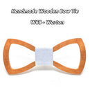 Mahoosive Wood Bow tie men Groom Marry Groomsmen Wedding Party Colorful Engraved Butterfly Cravats Mens wooden bow tie
