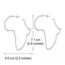 Anniyo African Map Big Earrings Exaggerate Larger Earring Stud Africa Ornaments Traditional Ethnic Hyperbole Jewelry
