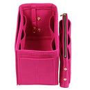 Fits Keepall 45 50 55 60 Insert Organizer Purse Handbag Bag in Bag-3MM Premium Felt(Handmade/20 Colors)w/Detachable Zip Pocket