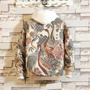 Embroidered Jacket 2020 New Fashion Stand Collar Jacket Boutique plus Size Men's Hip Hop casual Men's Jacket 5X Bohemian style