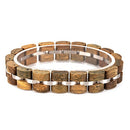 Bobo Bird Wooden Men Bracelet for Women Jewelry 2020 Stainless Steel Bracelet Handmade Couple Bracelets Lovers Homme Gift