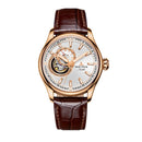 Reef Tiger/RT Dress Men Watch Blue Tourbillon Watches Top Brand Luxury Automatic Mechanical Watch Relogio Masculino RGA1639