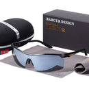 BARCUR Sports Eyewear Aluminium Sunglasses Men Polarized Sun glasses Women glasses Anti-Reflective shades oculos de sol feminino