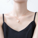 MloveAcc Genuine 925 Sterling Silver Pendant Necklace Women Envelope Lover Letter Pendant Best Gifts for Girlfriend