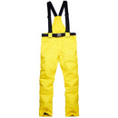 New Winter Thick Warm Skiing Pants Men Women Lovers Windproof Waterproof Suspender Trousers Snow Snowboard Pants Plus Size
