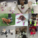 4 pcs Small Dog Shoes Puppy Boots Reflective Anti Slip Cats Pet Shoes Socks Sneaker Paw Protector For Chihuahua Yorkshire