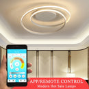 Hot Sale Modern LED Ceiling Lights For Living Room Bedroom Dining Room Luminaires White&amp;Black Ceiling Lamps Fixtures AC110V 220V