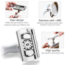 KONCO Adjustable Jar Opener Stainless Steel Lids off Jar Opener Bottle Opener Can Opener for 1-4 inches