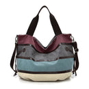 Canvas Bag Brand Women Handbag Fashion Patchwork Casual Female Shoulder Bags Large Capacity Bag Ladies Hand Bags bolso mujer sac