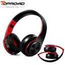 TOPROAD Wireless Bluetooth Headphone Stereo Headset Music Head Over Earphone with Mic for Iphone