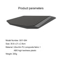 Solid Geometry Mouse Pad 35x21x3cm Large Size Composite PU + ABS Hard Mouse Wrist Pad To Prevent Wrist Damage Office Game Mat