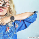 Shengke Brand New Fashion Simple Style Top Famous Luxury Brand Quartz Watch Women Leather Watches Reloj Mujer Zegarek Damski