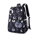 OKKID school bags for girls female laptop backpack usb backbag children backpacks cute cat school backpack for girls bag pack