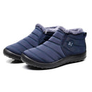 Men Boots Winter Plus Size Men Shoes Warm Fur Snow Boots Plush Inside Shoes Black Winter Boots For Men Waterproof Mans footwear