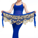新款热销肚皮舞腰链肚皮舞臀巾肚皮舞硬币腰带舞蹈腰带，12种颜色供您选择