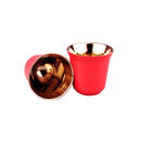 Espresso Mugs 80ml 160ml Set of 2 ,Stainless Steel Espresso Cups Set, Insulated Tea Coffee Mugs Double Wall Cups Dishwasher Safe