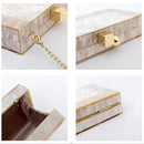 Marble Pattern Acrylic Bag Luxury Handbags Women Bags Designer Brand Famous Clutch Bag Party Wedding Clutch Purse bolso ZD1330