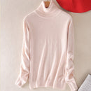 Cashmere Sweater Women Turtleneck 2021 Winter White Women&