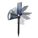 T-SUNRISE Solar Spotlight Outdoor Landscape Lights Waterproof Security Garden Lamp Adjustable for Patio Yard Garden Blue Color
