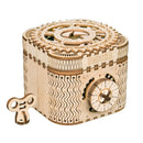 Robotime 123pcs Creative DIY 3D Treasure Box Wooden Puzzle Game Assembly Toy Gift for Children Teens Adult LK502
