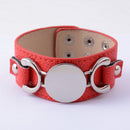 Rainbery  Monogram Leather Bracelet Fashion Jewelry Pulseras 3 Row Multicolor Leather Cuff Bracelet For Women Men