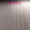 3x2.6m String Curtain Shiny Tassel Line Curtains Window Door Divider Drape Living Room Decor Valance