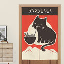 Japanese Style decorative door curtain fabric cloth home screens partition bathroom sushi kitchen restaurant curtains