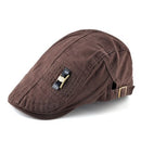 British retro caps Men Berets Cotton Hats Adjustable Casual Visors Peaked cap Gorras Planas bone Flat Caps Men&