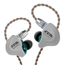 CCA C10 耳机 4动铁+1动圈混合技术 HiFi 入耳式音乐 DJ 游戏运动耳机 主动降噪监听耳机