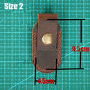 7 designs First layer Crazy horse cowhide leather Folding knife Tool pliers Quick button case sheath waistband Belt buckle