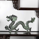 风水铜龙抓珠摆件招财家居工艺装饰品
