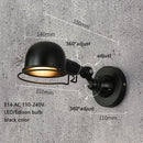 Classic Nordic loft industrial style adjustable jielde Wall Lamp Vintage sconce wall lights LED for living room bedroom bathroom